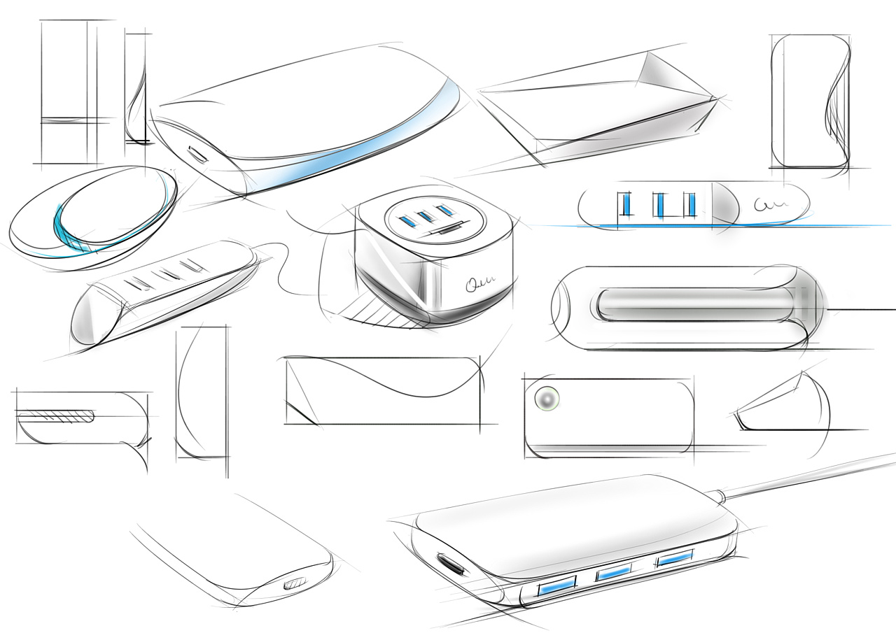產品設計草圖整理|工業(yè)/產品|電子產品|DEVIE0901 